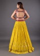 Yellow Festival Wear Lehenga Choli